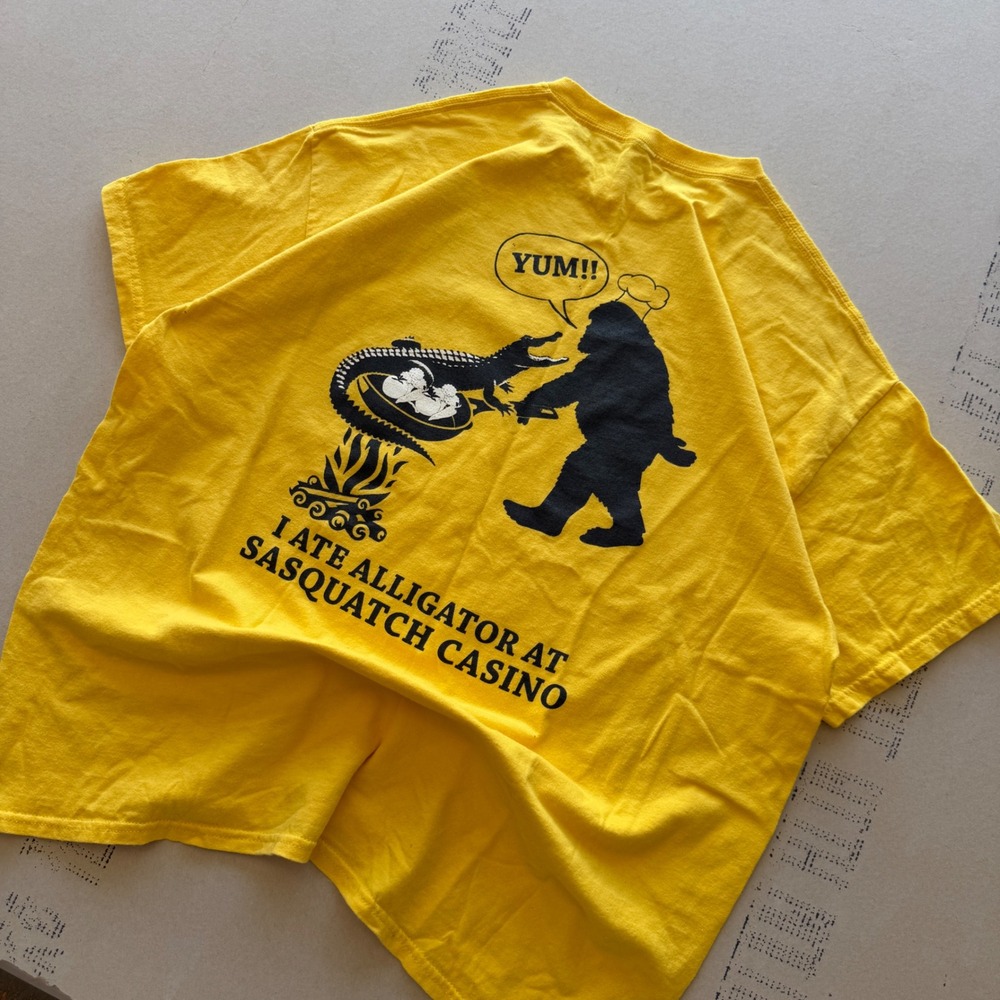 Vintage 90's Sasquatch Casino T-shirt